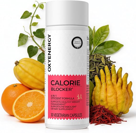 OxyEnergy Calorie Blocker 6-in-1 Natural Weight Loss Supplement for Women