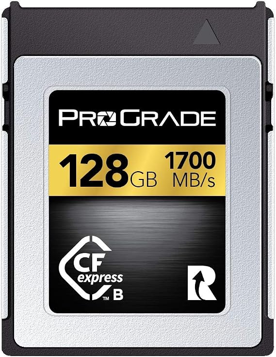 ProGrade Digital 128GB CFexpress 2.0 Type B Memory Card Gold