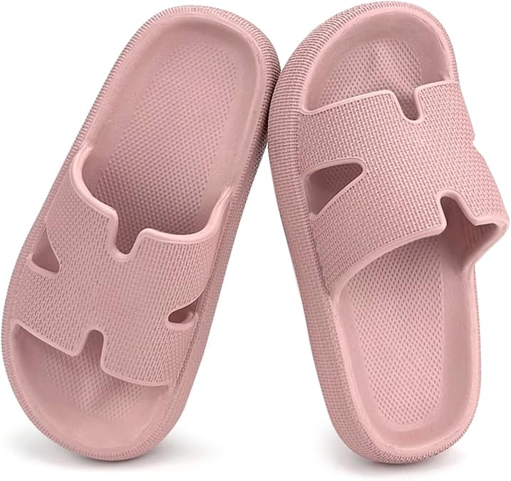 Cubufly Cloud Slides for KidsBoys Girls Shower Slippers Slip on SandalsNon-Slip Open Toe Pillow Slippers SandalsQuick Drying Summer Beach Pool Shoes