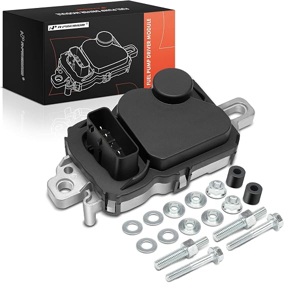 A-Premium Fuel Pump Driver Module with Bolts Compatible with Ford F-150, F-250/350/450/550 Super Duty, Escape, Mustang, E-150/250, Expedition & Lincoln Navigator, Town Car & Mazda Tribute, 2004-2011