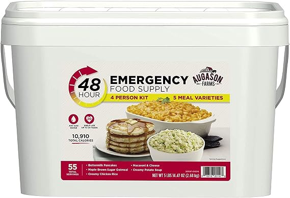 Augason Farms 48-Hour Emergency Food Supply 4 Person Kit, 94.47 oz (94.47 oz, 2)