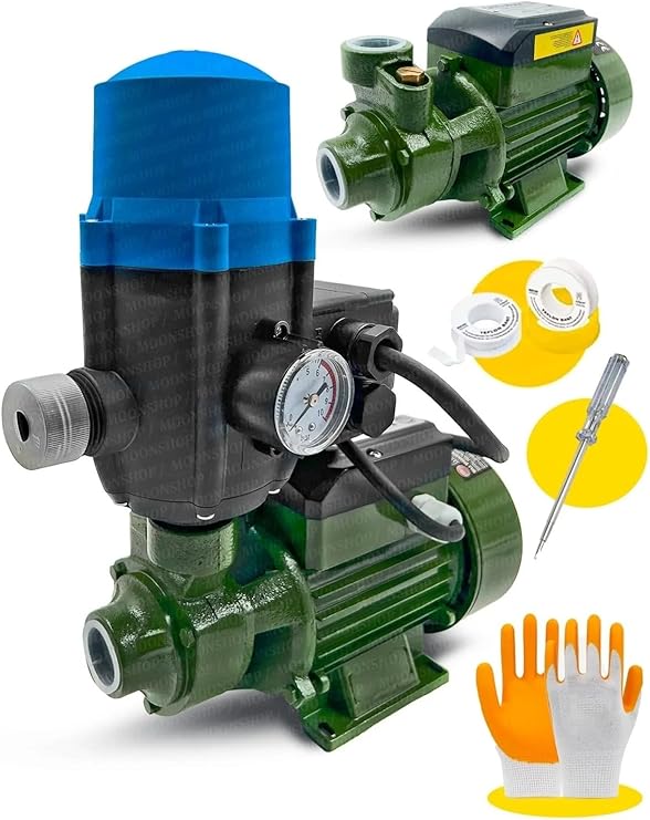 German Water Pump Copper Winding 0.70 Hp 0.55 Kw Package Booster Automatic System Water Pump Qb60 With Gift