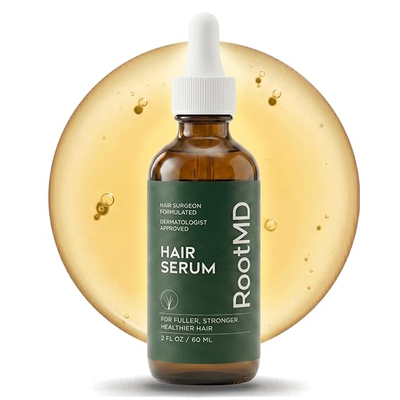 Hair Growth Serum for Thinning Hair | DHT Blocker with Rosemary Oil, Saw Palmetto & Pumpkin Seed Oil | Scalp Treatment for Hair Loss | Strengthening & Thickening for Men and Women | 2 Fl Oz