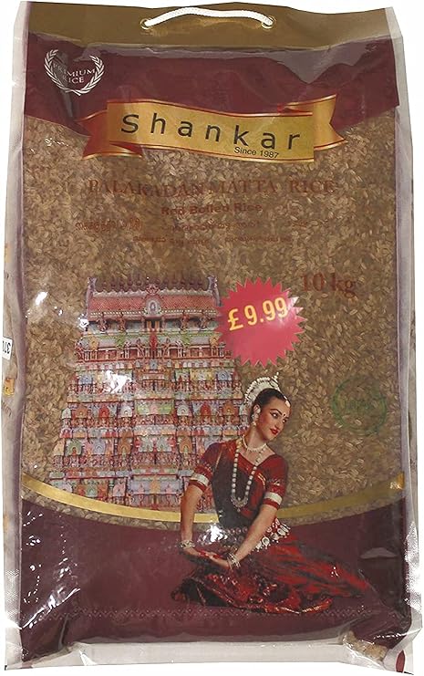 Shankar Matta Rice, Full with Magnesium, Reduce The Risk of Diabetes,10 Kg - Price Mark £ 11.49