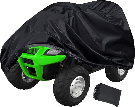Indeedbuy Waterproof ATV Cover, Heavy Duty Kids 4 Wheeler Quad Cover Small Protection for Honda Polaris Yamaha Suzuki Kawasaki Kart (87''x39''x42'')