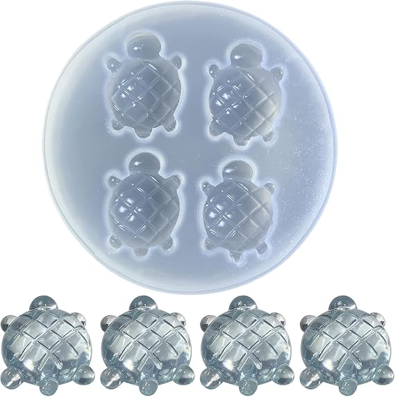 Resin Jewelry Casting Molds, Turtle Silicone Mold for Resin Pendants, Keychains, Earrings, Art Jewelry Making Casting Supplies