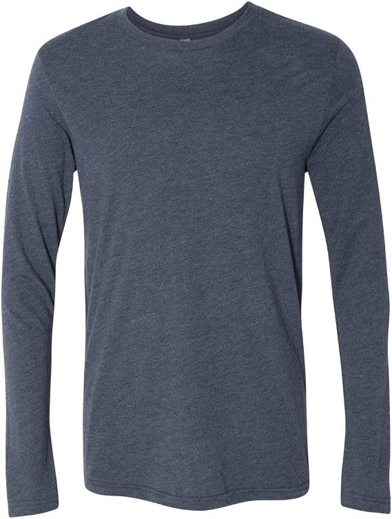Next Level Apparel Men's Crew Neck Rib Knit Jersey, XS, VINTAGE NAVY
