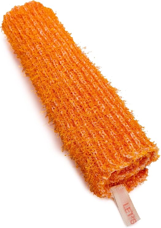 Let'scrub Super Flexible Orange Bath Fiber Suitable for All Skin Types Shower Fiber Unisex 20x30 Cm