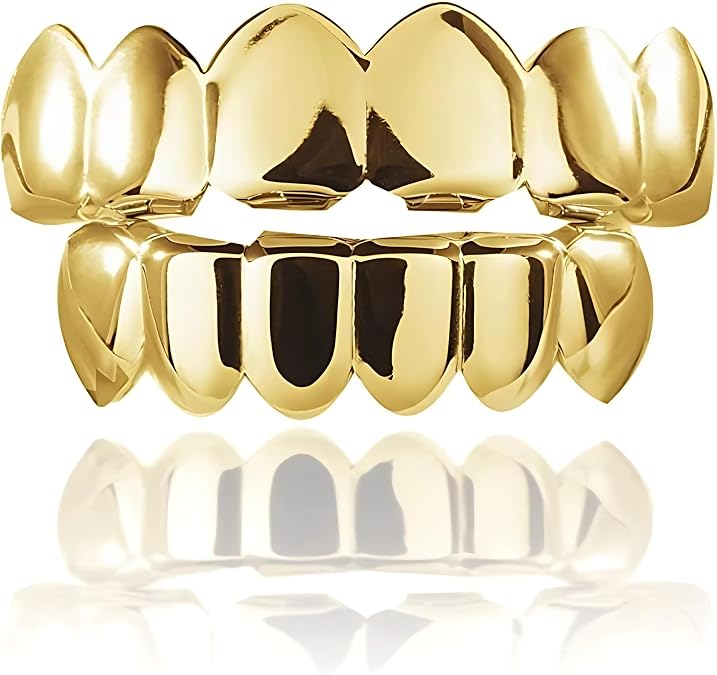 Grillz, Gold Teeth Grillz for Women, Grills for Teeth, Grillz Teeth Men, Grills for Your Teeth, Fake Grill, Tooth Grill