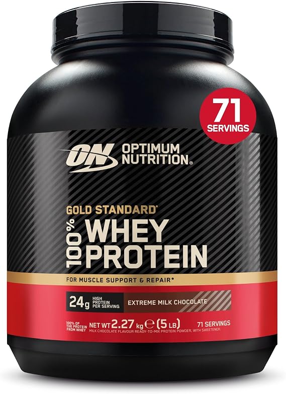 Optimum Nutrition Gold Standard 100% Whey Protein Powder, 2.27 kg