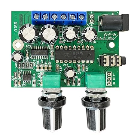 Digital 2.1 Channel Subwoofer Amplifier Board 6W+6W+25W Pure Bass DC12V-15V | TDA1517P, HiFi Stereo Audio Power Amplifier, Dual Channel Amp Module, For Home Theater & Car Audio Speaker