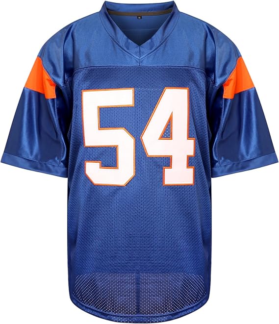 Blue Mountain State 54 Thad Castle Football Jersey Blue White