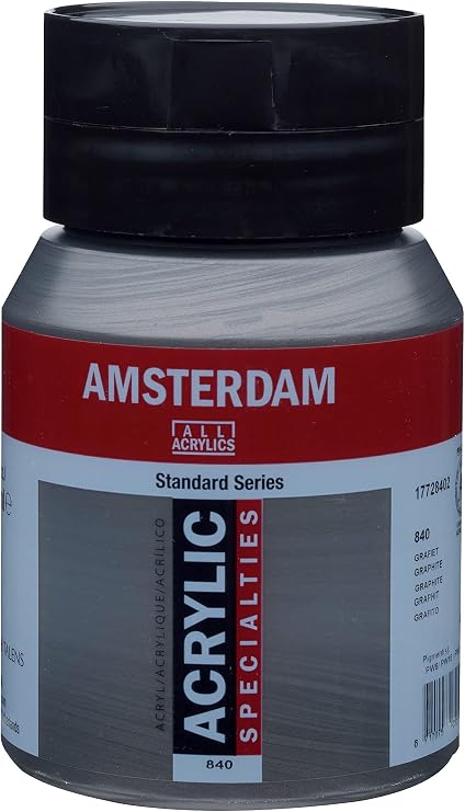 Amsterdam Standard Series Acrylic Jar 500ml Graphite 840 (17728402)