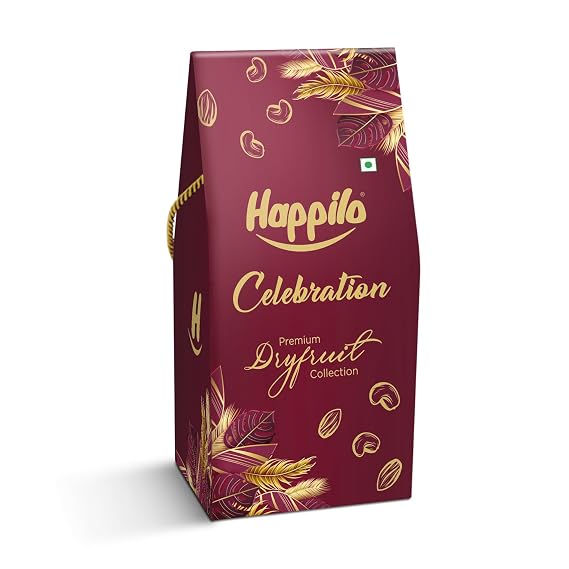 Dry Fruit Celebration Gift Box with Dove, Happilo