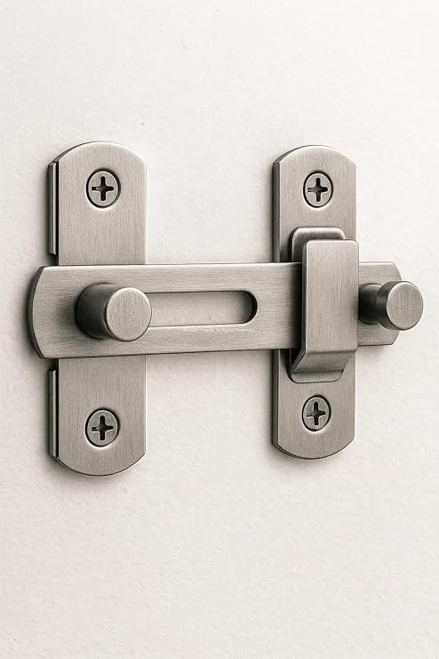 İtalyan Kilidi, Metal Mandallı Kapı Kilidi, Sağlam Mekanizma, Bütçe Dostu Bağlantı Aparatı, Kolay Montajlı Pratik Kilit, Nostaljik Tasarım, Kapı, Mobilya, Dolap ve Pencere Kilidi (2 Adet)