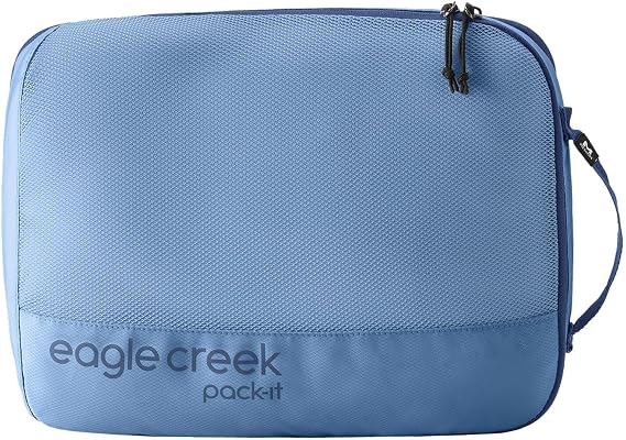 Eagle Creek Pack-It Reveal Expansion Cube - Adjustable Storage Expansion Cube for Travel - Durable Compression Zipper - Water-Resistant - Sustainable