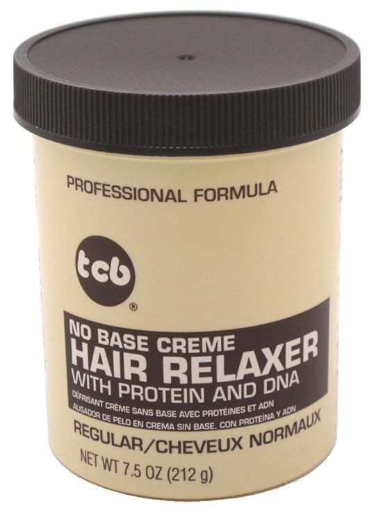 Tcb Hair Relaxer No Base Creme 7.5oz. Regular Jar (3 Pack)