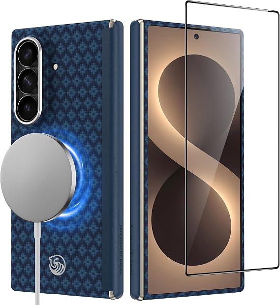 BENKS for Z Fold 8 Ultra Case with Hinge Protection & Screen Protector