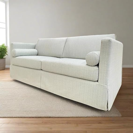 DURALEE Whistler 75" Square Arm Sofa Bed with 2 Toss Pillows
