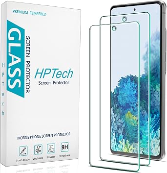(2 Pack Designed for Samsung Galaxy S20 FE, Galaxy S20 FE 5G, Galaxy S20 FE 5G UW Tempered Glass Screen Protector, 9H Hardness, Support Fingerprint Reader, Case Friendly