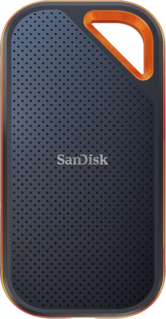 SanDisk 4TB Extreme PRO Portable SSD - Up to 2000MB/s Read Speeds - Black
