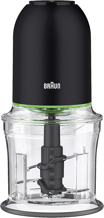 Braun CH3012BK EasyPrep Mini Food Processor, 4 cup, Black