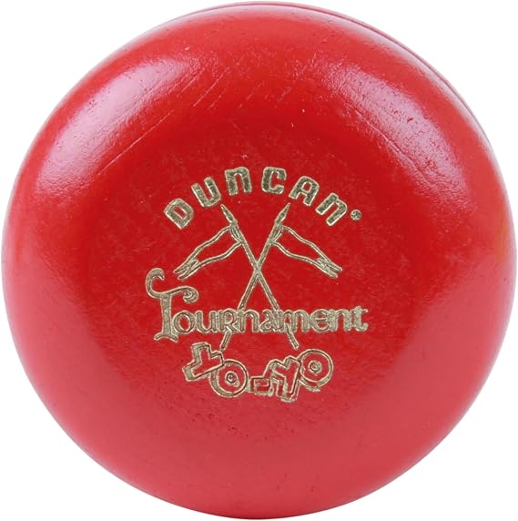 Duncan Toys Crossed Flags Tournament Yo-Yo, Wood Design, Red