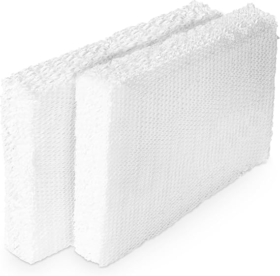 Vornado MD1-0034 Replacement Humidifier Wick (2-Pack), White & Evap40 4-Gallon Evaporative Humidifier With Adjustable Humidistat and 3 Speeds & MD1-0002 Replacement Wick (2-Pack), White
