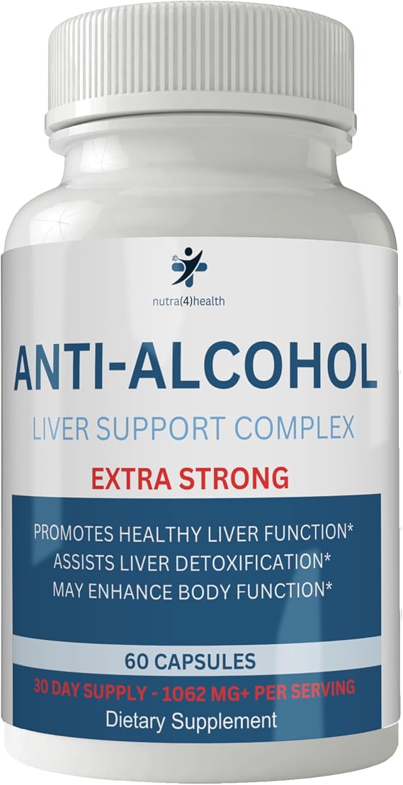 Anti Alcohol Craving Supplement, Anti-Alcohol Complex, Anti Drink Support, 60 Capsules to Help Reduce Cravings
