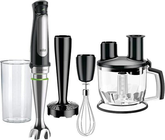 Braun 4-in-1 Hand Blender MQ7077, 500W, Accessories Included