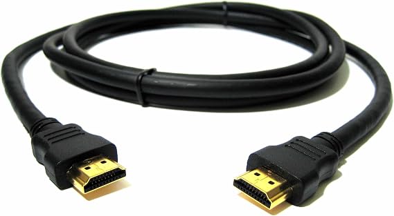 Master Cables Black HDMI Cable Lead for Sony PlayStation 4 Consoles, PS3, Xbox, Nintendo, Roku - 2m - 6.6 ft High-Speed, Gold Plated, Premium Quality Cable