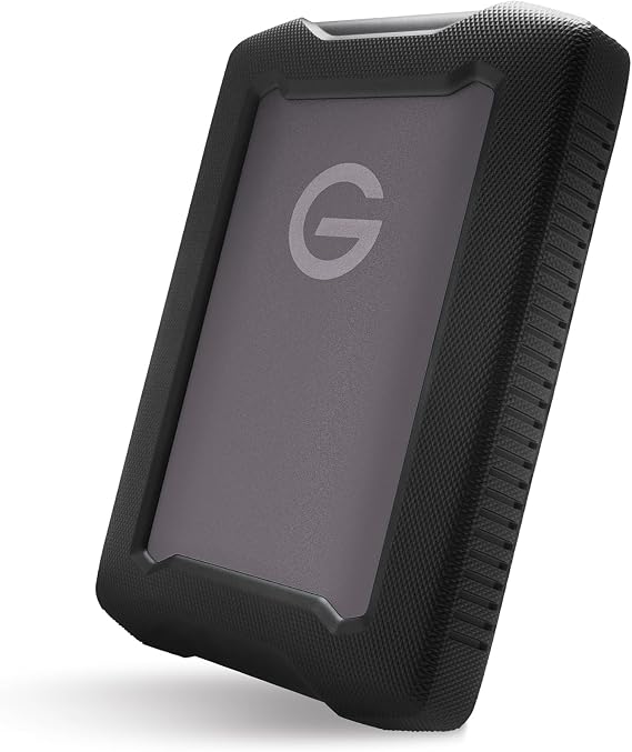 G-DRIVE ArmorATD 5TB, portable rugged external hard drive, HDD up to 130 MB/s, USB-C (5Gbps), USB 3.2 Gen 1, Thunderbolt 3 | Rugged, USB-C, USB 3.2 Gen 1, SDPH81G-005T-GBA1D, USB 3.2 Gen 1 - SDPH81G-005T-GBA1D