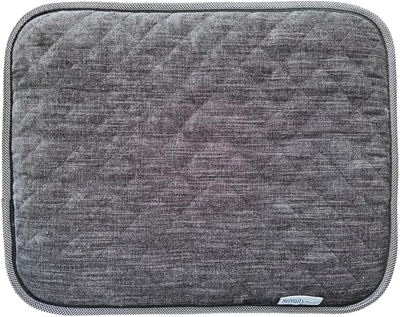 Serenity2000 Magnetic Therapy Pad for Improved Sleep, Pain Relief, and Wellness - Contains 32 Deep, Penetrating Magnets, 1200 Gauss Per Magnet (Gray)
