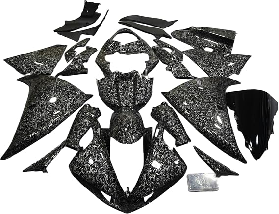 Motorcycle Fairings Kit Bodywork Fairings for YAMAHA YZF R1 2009 2010 2011(Forged Carbon Fiber Look)