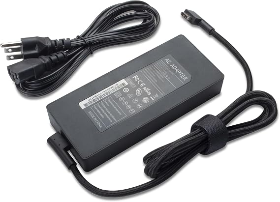DGFTB 230W Laptop Charger for Razer Blade Pro 17 Razer Blade 15 Base Advanced 2018 2019 GTX1060 GTX1070 RTX2070 RTX2080 RZ09-02386 RC30-0248 AC Adapter 19.5V 11.8A 3-Prong Cable
