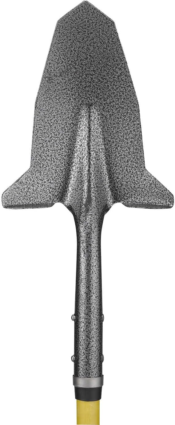 Spear Head Spade SHLF2 58" Garden Spade Shovel - Digging Shovel with a 9" x 11" Beveled Blade, Steel-Reinforced Fiberglass Long Handle & 2 Cushioned Grips - Digging Spade for Gardening