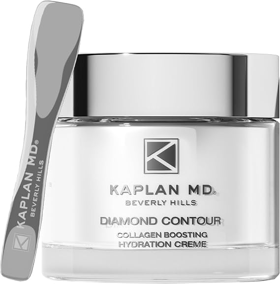 KAPLAN MD Diamond Contour Collagen Boosting Hydration Creme, 5-in-1, 50 ml | 5 in 1 Anti-Aging Moisturizer, Peptides, Hyaluronic Acid, Crushed Diamonds, Face Cream for Women