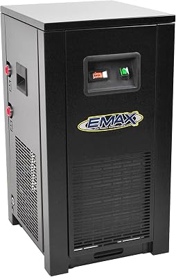 EMAX Refrigerated Air Dryer - 115 CFM Air Compressor Protection Dryer with Built In Filter & Automatic Drain - EDRCF1150115