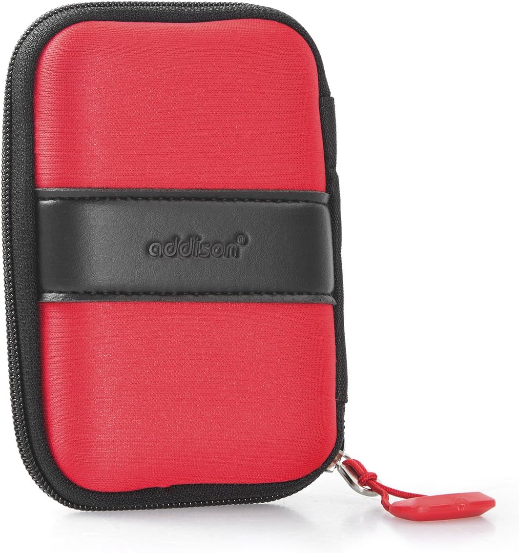 Addison Adisson HDD-136 Hard Disk Case, Red, 2.5
