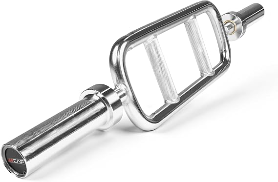 CAP 2-Inch Olympic Triceps Bar, Chrome, 200lb Capacity