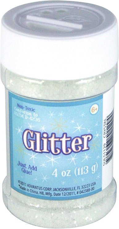 Sulyn 4 oz. Glitter Jar - Crystal