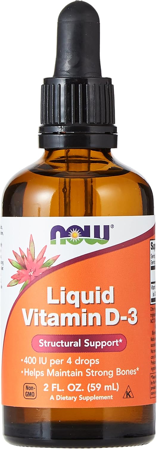NOW Foods - LIQUID VITAMIN D-3 2 FL OZ