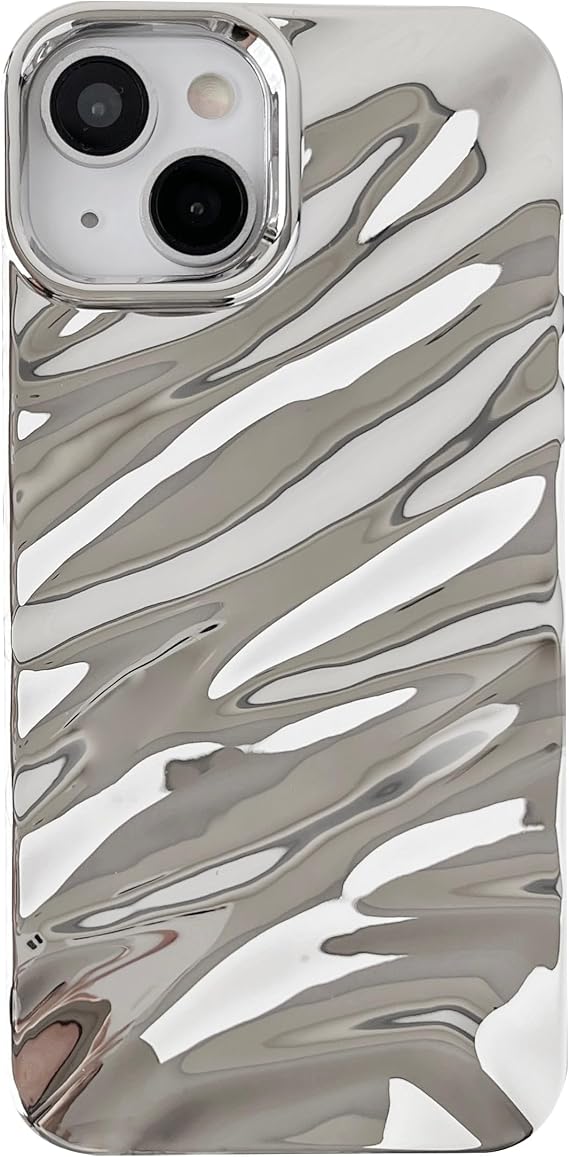 Caseative for iPhone 13 Case, Silver