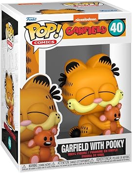 Funko POP! Comics Garfield Garfield with Pooky - Collectable Vinyl Figure - Gift Idea - Official Merchandise - for Kids & Adults - Cartoons Fans - Model Figure for Collectors and Display