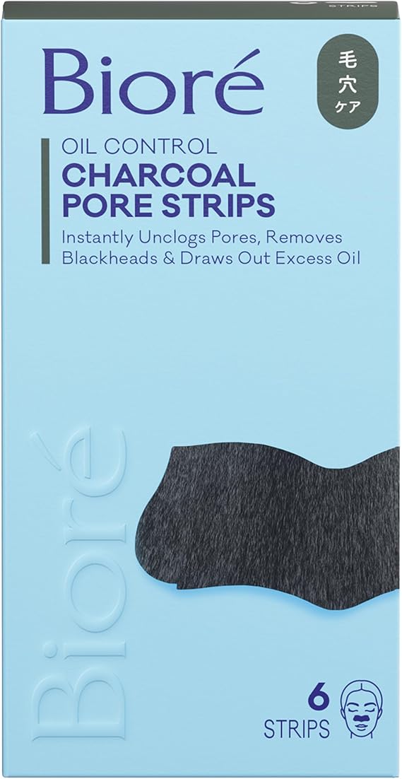 Biore Charcoal Pore Strips - Pack of 6