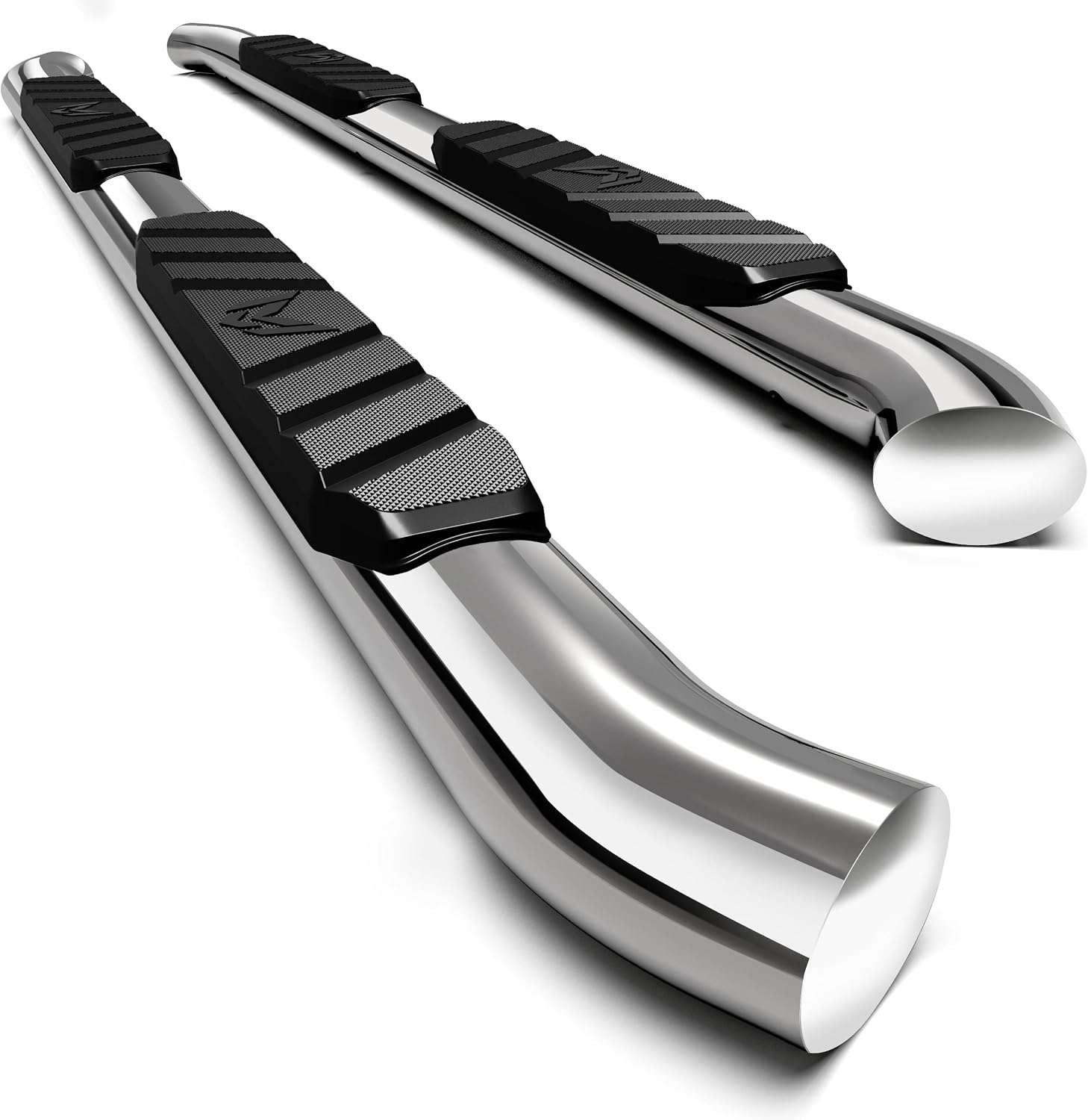 MaxMate 3.5 Oval Nerf Bar Side Steps Compatible with 2019-2025 Ram 1500 Not Fit 19-24 Classic | Crew Cab | SS2D35097MX | Side Rails Running Boards