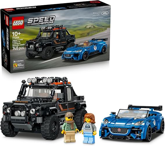 LEGO Speed Champions Jaguar Project 7 ve Land Rover Defender 77264
