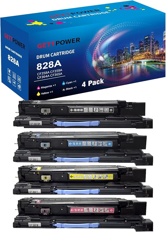 828A CF358A CF359A CF364A CF365A Remanufactured Imaging Drum, Drum Unit for HP Color Laserjet Enterprise M880z+, M855xh, M855d and M855x+ Printers.