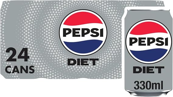 Pepsi Diet Cola | 330ml Can | 24 Pack