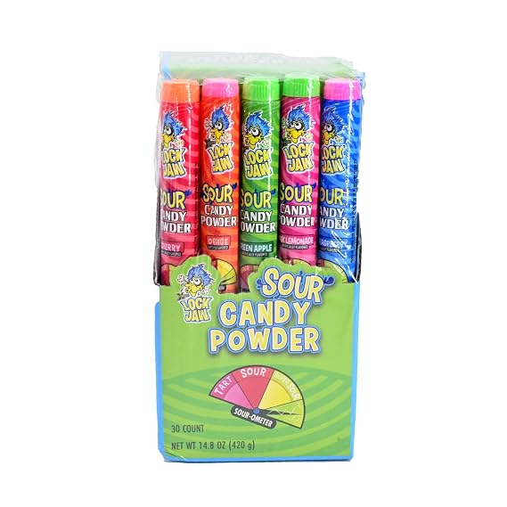 Kokos Lock Jaw Sour Candy Powder 30ct Box